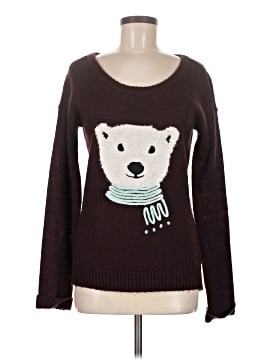 Black Poppy Pullover Sweater