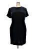 John Roberts Solid Black Cocktail Dress Size 18 - photo 1