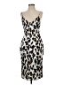Superdown 100% Polyester Animal Print Ivory Cocktail Dress Size S - photo 1