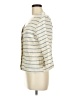 Merona 100% Linen Stripes Ivory Blazer Size M - photo 5