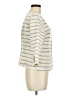 Merona 100% Linen Stripes Ivory Blazer Size M - photo 4