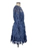 Aqua 100% Polyester Blue Cocktail Dress Size M - photo 4