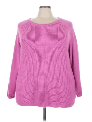 Woman Within Pullover Sweater (view 1)