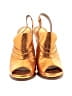 Chloé Yellow Orange Embossed Heels Size EU 36 - photo 2