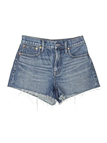 Madewell The Perfect Jean Short in Burnett Wash: TENCEL&trade; Lyocell Edition (view 1)