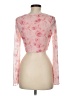 Shein Pink Long Sleeve Blouse Size 6 - photo 2