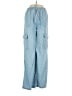 Love Tree 100% Tencel Blue Cargo Pants Size S - photo 1