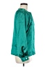 Leslie Fay 100% Polyester Teal Long Sleeve Blouse Size 8 - photo 4