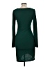 Leith Solid Green Cocktail Dress Size M - photo 2