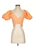 Sim & Sam Orange Short Sleeve Top Size XS - photo 1