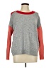 Ann Taylor LOFT Outlet Color Block Gray Pullover Sweater Size L - photo 1