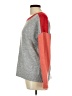 Ann Taylor LOFT Outlet Color Block Gray Pullover Sweater Size L - photo 5