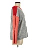 Ann Taylor LOFT Outlet Color Block Gray Pullover Sweater Size L - photo 4