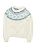 Crewcuts Outlet Hearts Ivory Pullover Sweater Size L (kids) - photo 1