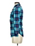 Assorted Brands 100% Cotton Plaid Blue Long Sleeve Button-Down Shirt Size M - photo 5