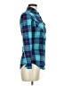 Assorted Brands 100% Cotton Plaid Blue Long Sleeve Button-Down Shirt Size M - photo 4