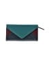 Chloé 100% Leather Color Block Teal Leather Wallet One size - photo 1