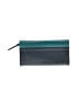 Chloé 100% Leather Color Block Teal Leather Wallet One size - photo 2