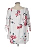 Unbranded White 3/4 Sleeve Blouse Size L - photo 2