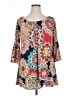 Unbranded Orange 3/4 Sleeve Blouse Size XL (estimated) - photo 1