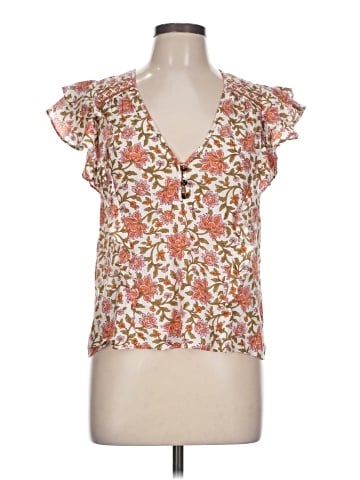 Veronica Beard Short Sleeve Blouse (view 1)