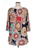 Unbranded Orange 3/4 Sleeve Blouse Size XL (estimated) - photo 2