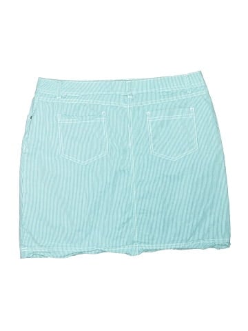 Karen Scott Denim Skirt (view 2)