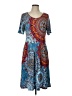 Assorted Brands Paisley Blue Casual Dress Size L (estimated) - photo 1