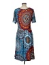Assorted Brands Paisley Blue Casual Dress Size L (estimated) - photo 2