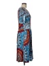 Assorted Brands Paisley Blue Casual Dress Size L (estimated) - photo 4