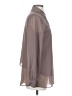 Tea n Rose 100% Polyester Gray Long Sleeve Blouse Size S - photo 4