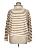 Talbots Stripes Tan Turtleneck Sweater Size XL - photo 1