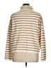 Talbots Stripes Tan Turtleneck Sweater Size XL - photo 2