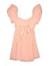 Assorted Brands 100% Polyester Solid Pink Dress Size L (kids) - photo 2