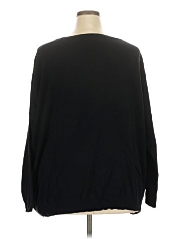Joan Vass Wool Pullover Sweater (view 2)