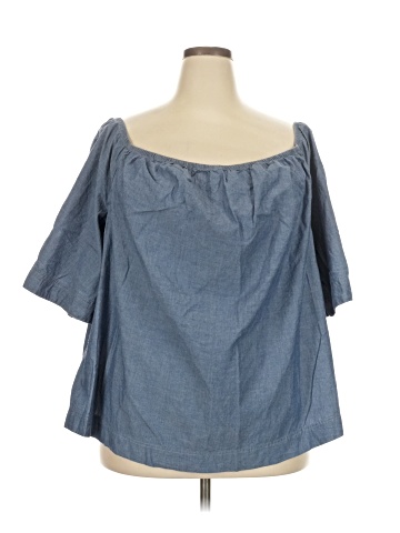 Lane Bryant Outlet 3/4 Sleeve T-Shirt (view 1)