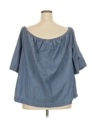 Lane Bryant Outlet 3/4 Sleeve T-Shirt (view 2)