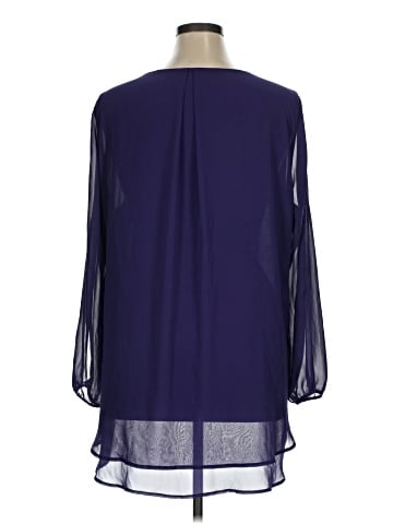 Black Label by Chico's 3/4 Sleeve Blouse (view 2)