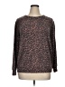 Loveappella Animal Print Brown Pullover Sweater Size 1X - photo 1