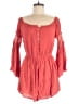 Bailey Blue 100% Rayon Red Orange Casual Dress Size M - photo 1