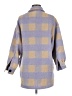 Unbranded 100% Polyester Plaid Purple Blue Poncho Size M - photo 2