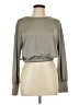 ChicMe Gray Long Sleeve T-Shirt Size L - photo 1