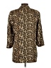 Zara Basic 100% Mohair Animal Print Gold Wool Blazer Size S - photo 2