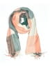 Unbranded Plaid Orange Pink Scarf One size - photo 1
