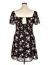 Rewind 100% Polyester Floral Black Casual Dress Size XL - photo 2
