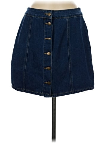 Shein Denim Skirt (view 1)