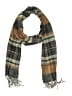 Unbranded Plaid Brown Tan Scarf One size - photo 1