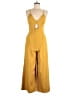 Boohoo Solid Yellow Jumpsuit Size 8 - photo 1