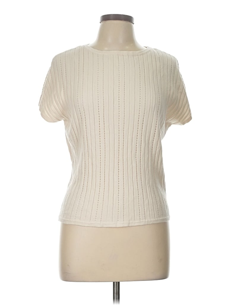 Pre-owned T Tahari Sweater Vest In White