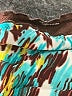 Unbranded Print Teal Brown Swimsuit Bottoms Size M (estimated) - photo 3